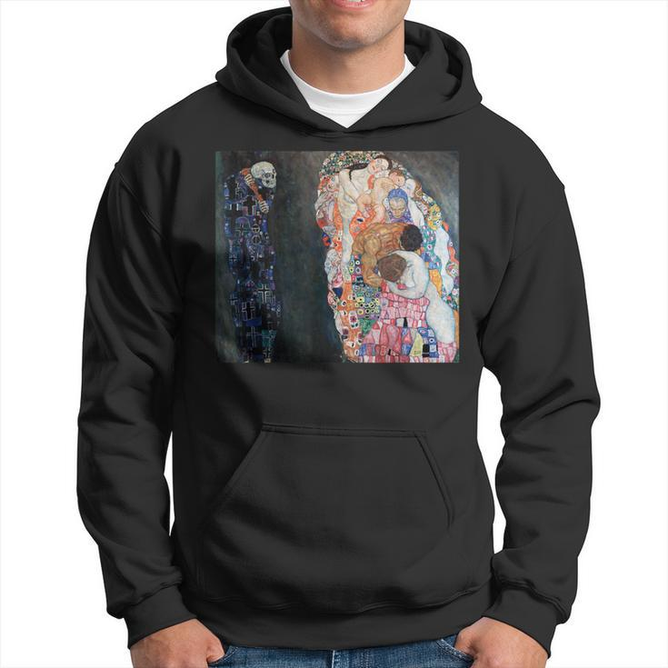 Gustav Klimt's Death And Life Famous Painting Hoodie