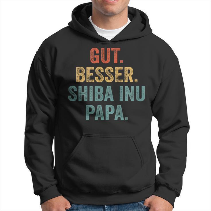 Gut Besser Shiba Inu Papa Kapuzenpullover