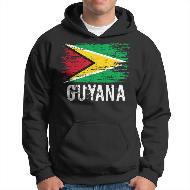 Guyanese Flag Pride Vintage Guyanese Root Guyana Hoodie