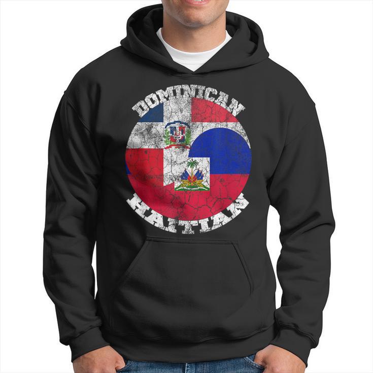 Haiti And Dominican Flag Half Haitian Half Dominican Hoodie