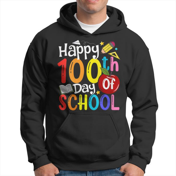 Happy 100Th Day Of School Teachers Student Happy 100 Days Hoodie
