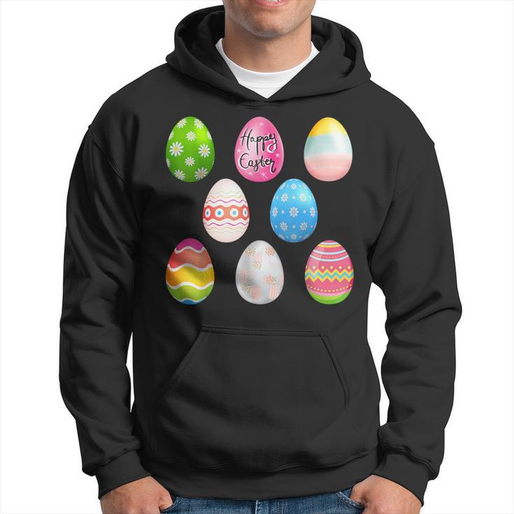 Happy Easter Sunday Fun Decorated Bunny Egg s Hoodie