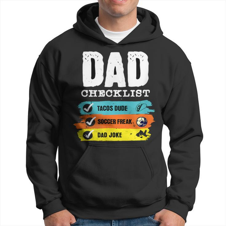 Happy Father's Day Dad Checklist 2024Best Dad For Girl Hoodie
