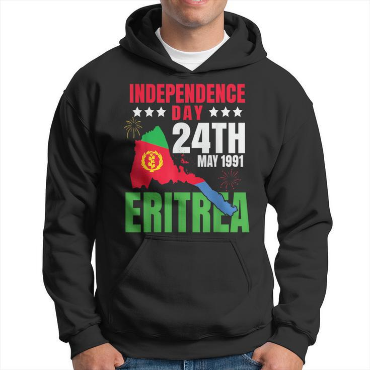 Happy Independence Eritrea Eritrean Flag & Eritrea Map Hoodie