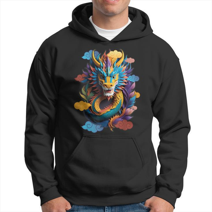 Happy Lunar New Year 2024 Stronger Chinese Dragon Decoration Hoodie