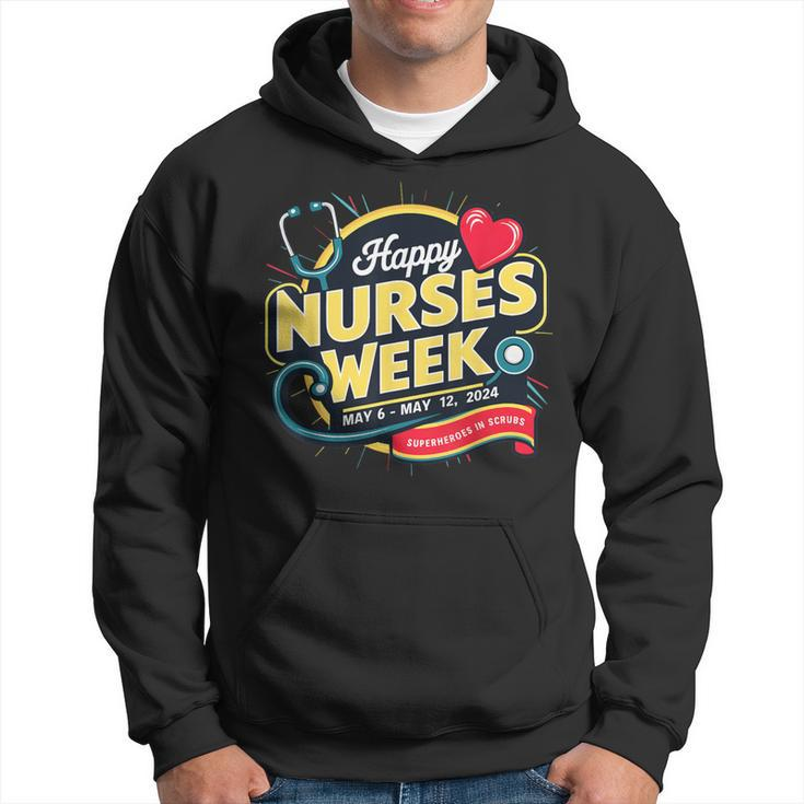 Happy Nurses Week And Day 2024 Superheroes In Scrubs B Hoodie