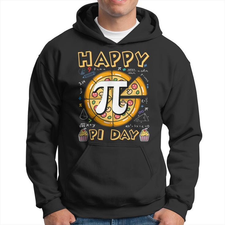 Happy Pi Day Pie Day Pizza Mathematics Pi Symbol Hoodie