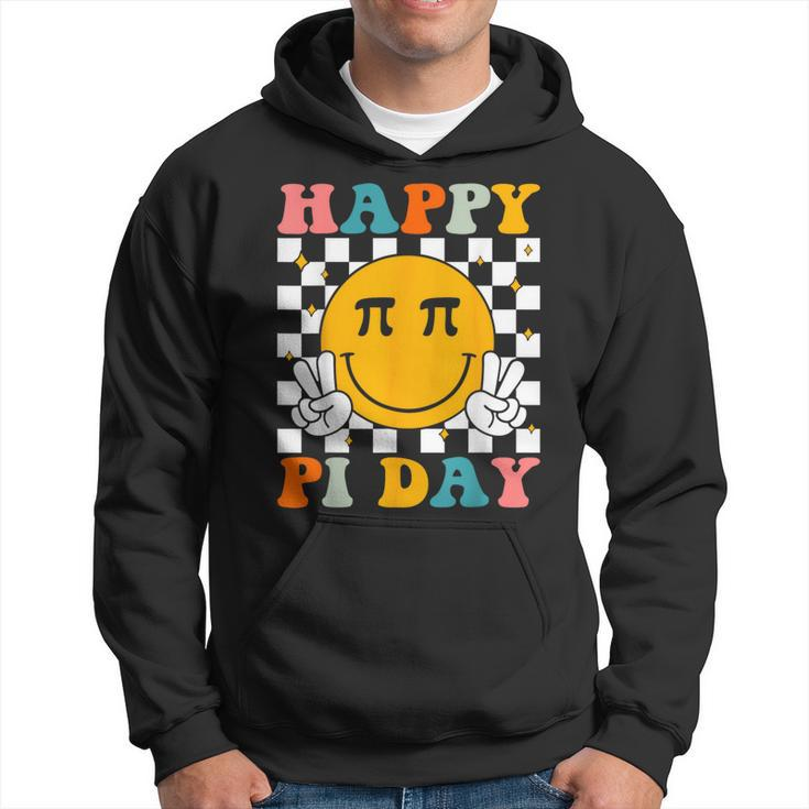 Happy Pi Day Retro Smile Face Math Symbol Pi 314 Hoodie