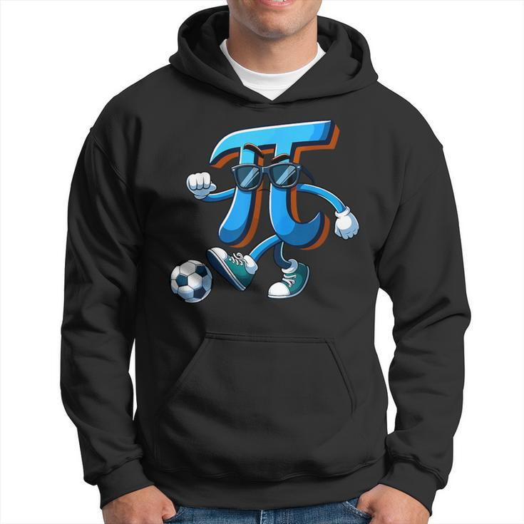 Happy Pi Day Soccer Lovers Pi Symbol Math Teachers Women Hoodie