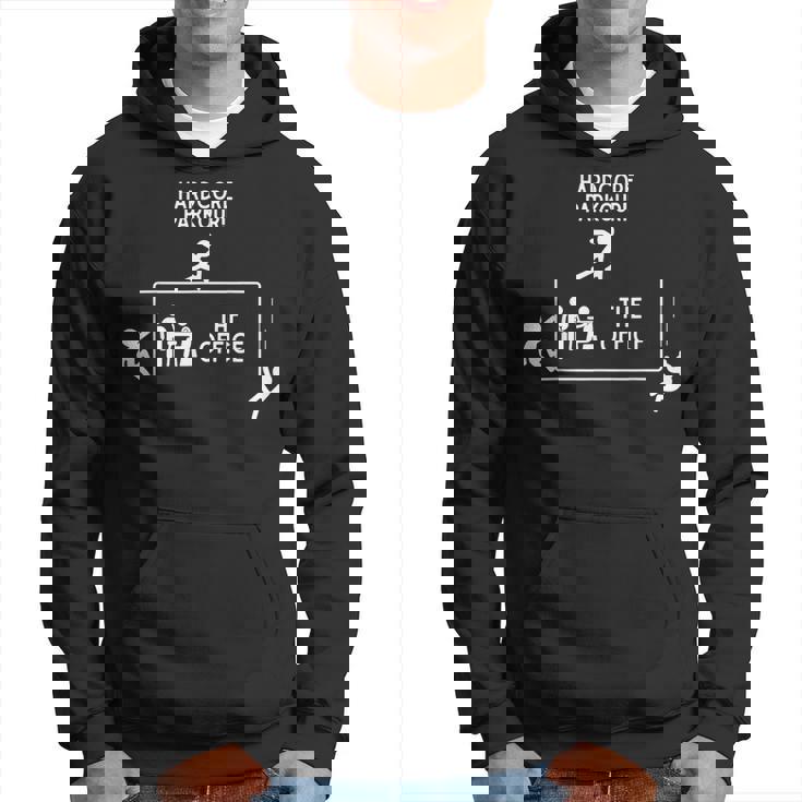 Hardcore Parkour La Oficina Sudadera