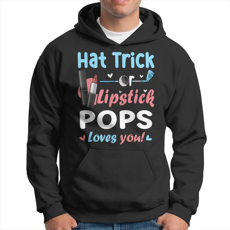Hat Trick Or Lipstick Pops Loves You Gender Reveal Hoodie