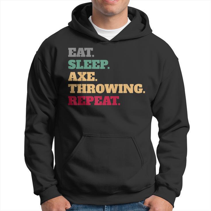 Hatchetman Eat Sleep Axe Throwing Hoodie