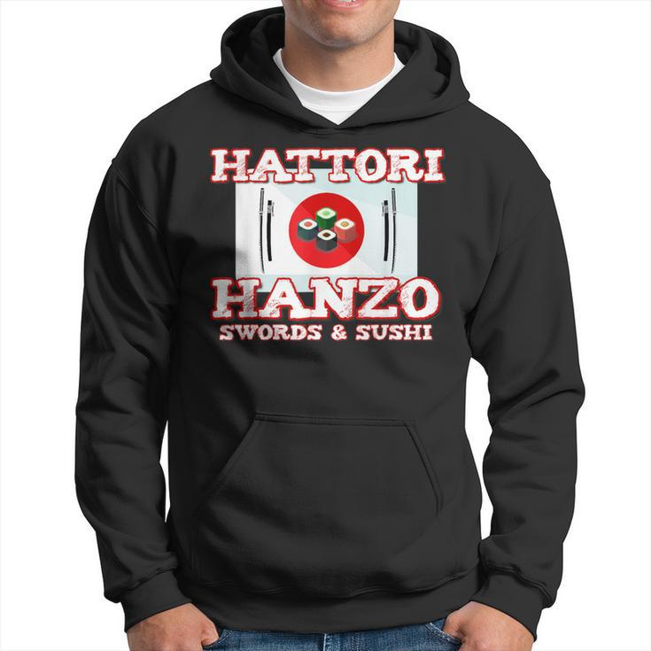 Hattori Hanzo Swords & Sushi Katana Japan Hoodie