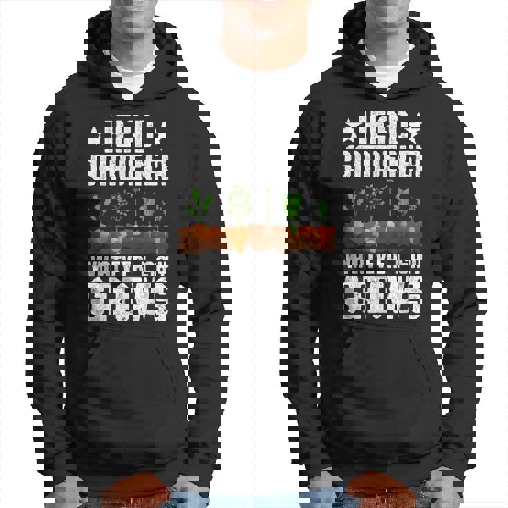 Head Gardener Garden Plants Lover Allotment Gardening Hoodie