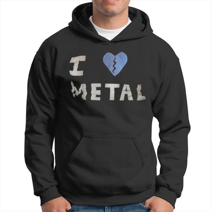 I Heart Metal Photo Derived Image Hoodie