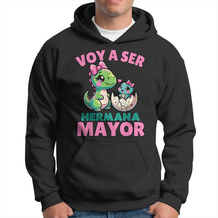 Hermana Mayor Dinosaurio Voy A Ser Hermana Mayor Hoodie