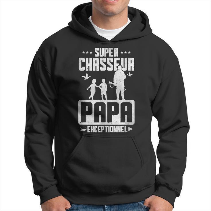 Herren Humor Geschenk Super Jäger Papa Außergewöhnlich Jagdater Kapuzenpullover