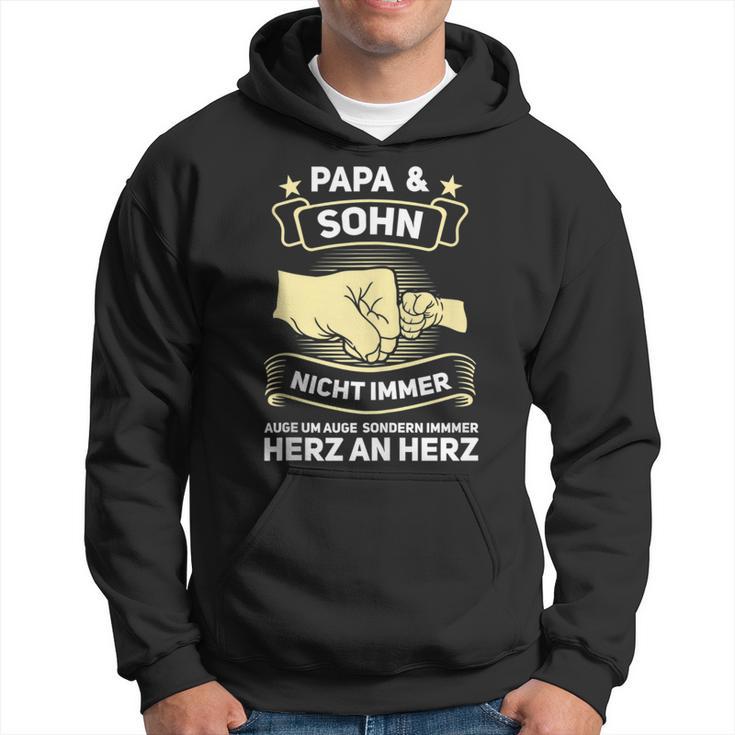 Herren Papa Sohn Familie Kapuzenpullover