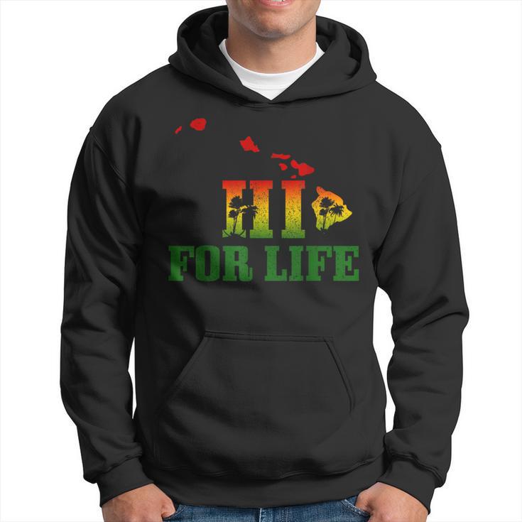 Hi For Life Hawaii Reggae Music Hawaiian Rastafari Rasta Hoodie