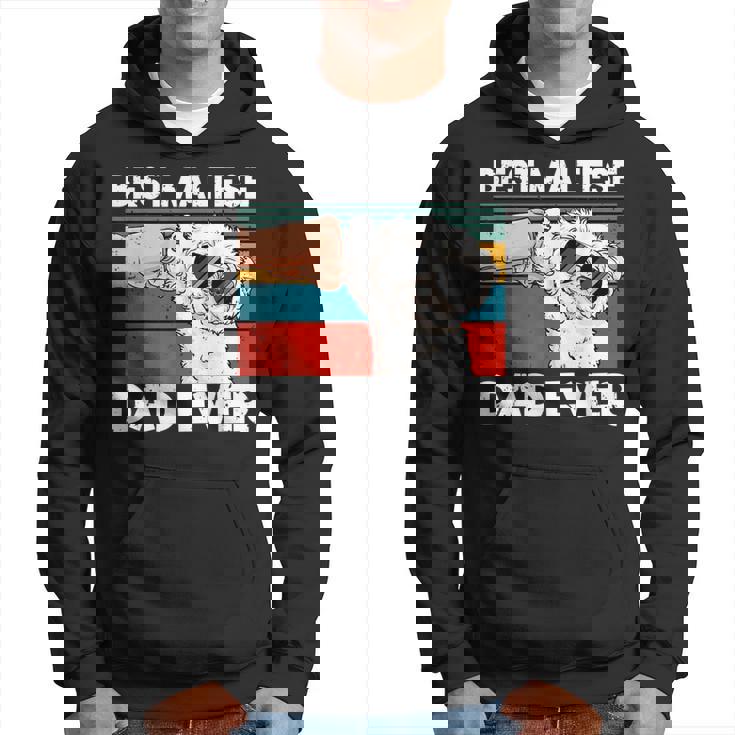 Hombre Best Maltese Dad Ever Sudadera