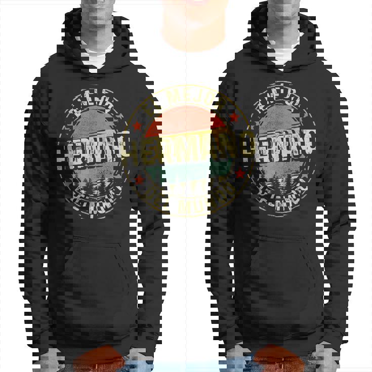 Hombre El Mejor Hermano Del Mundointage Retro Regalo Hermano Sudadera