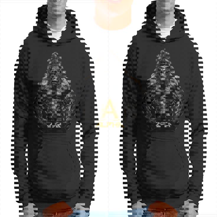 Hombres Gym Alpha Entrenamiento Culturismo Fitness Cool Graphic Sudadera