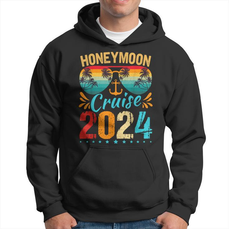 Honeymoon Cruise For Matching Couples 2024 Just Married Hoodie