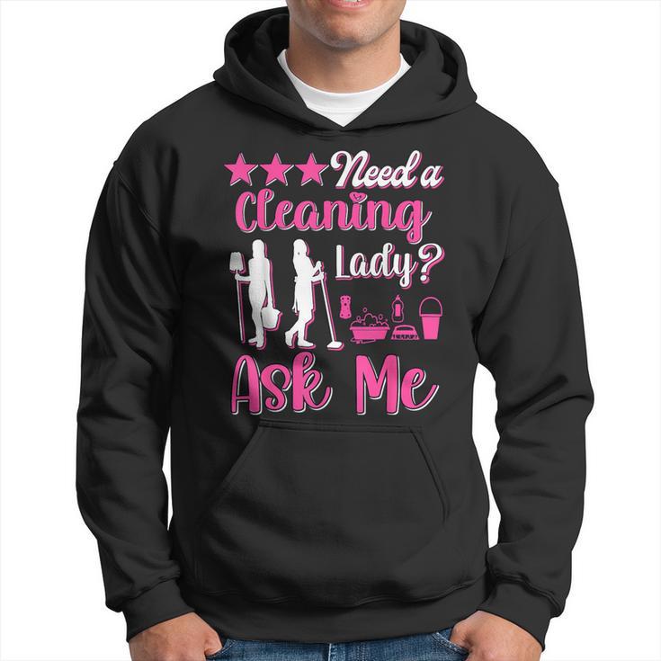 Housekeeper Maid Service Household Need A Cleaning Lady Hoodie