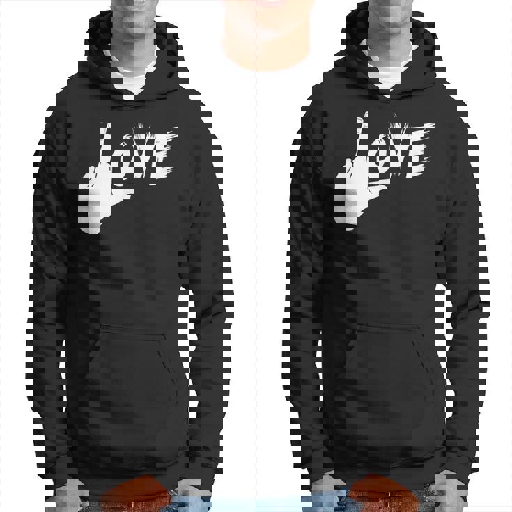 Humoristique Fuck Love Sweat à capuche