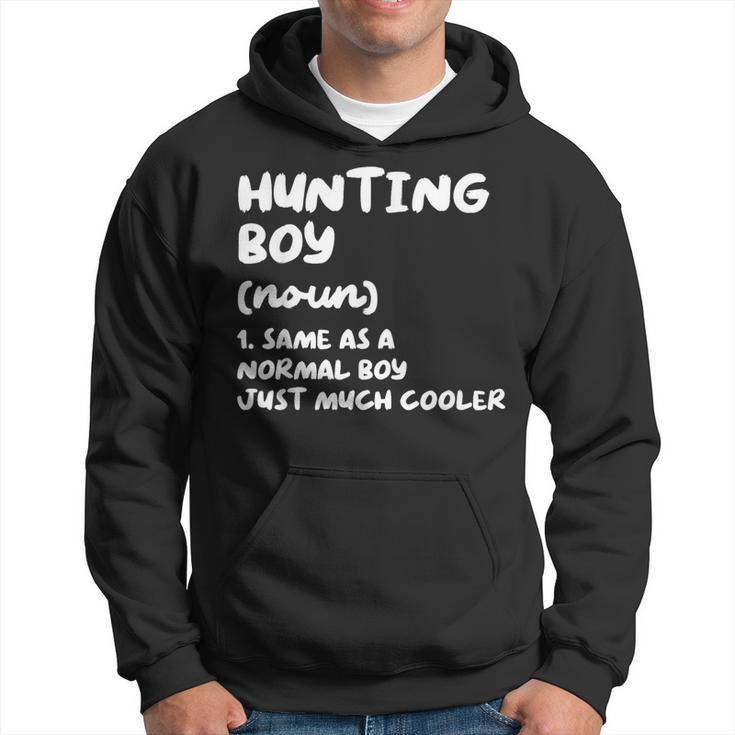 Hunting Boy Definition Hoodie