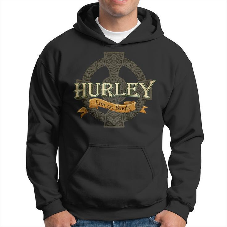 Hurley Irish Surname Hurley Irish Family Name Celtic Cross Hoodie