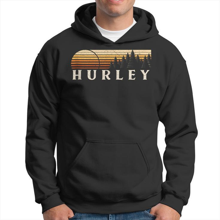 Hurley Va Vintage Evergreen Sunset Eighties Retro Hoodie