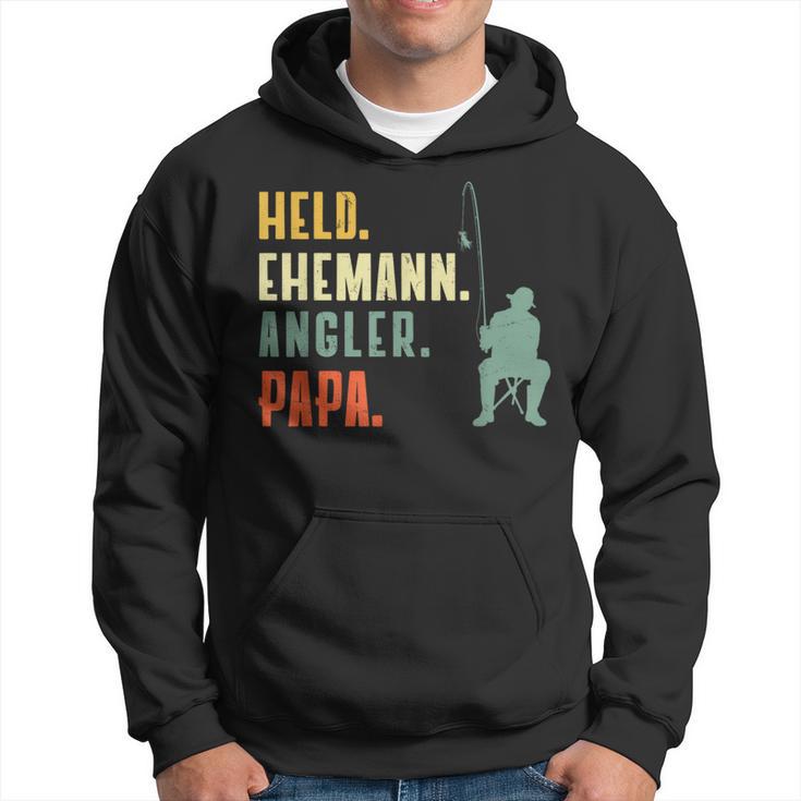 Husband Papa Angler Hero S Hoodie