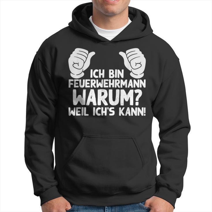 Ich Bin Feuerwehrmann Fire Brigade Kapuzenpullover