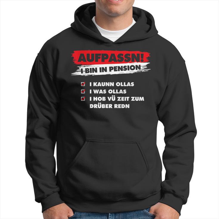 Ich Bin In Pension Ich Kann Alles Ich Weiß Alles Kapuzenpullover