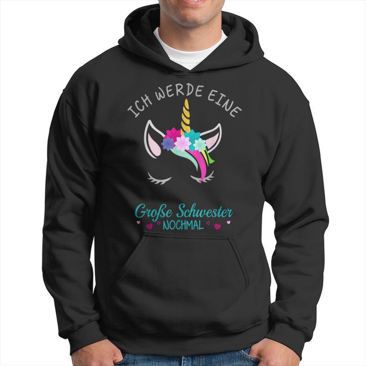 Ich Werde Eine Große Schwester Nomal Unicorn Hoodie