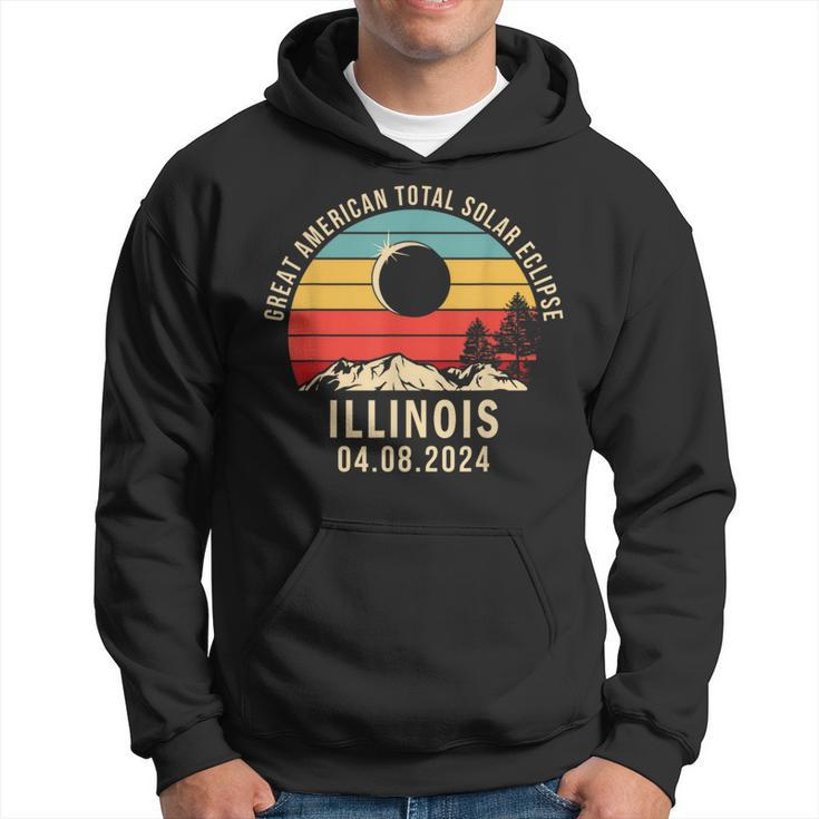 Illinois Total Solar Eclipse 2024 Totality 2024 Hoodie