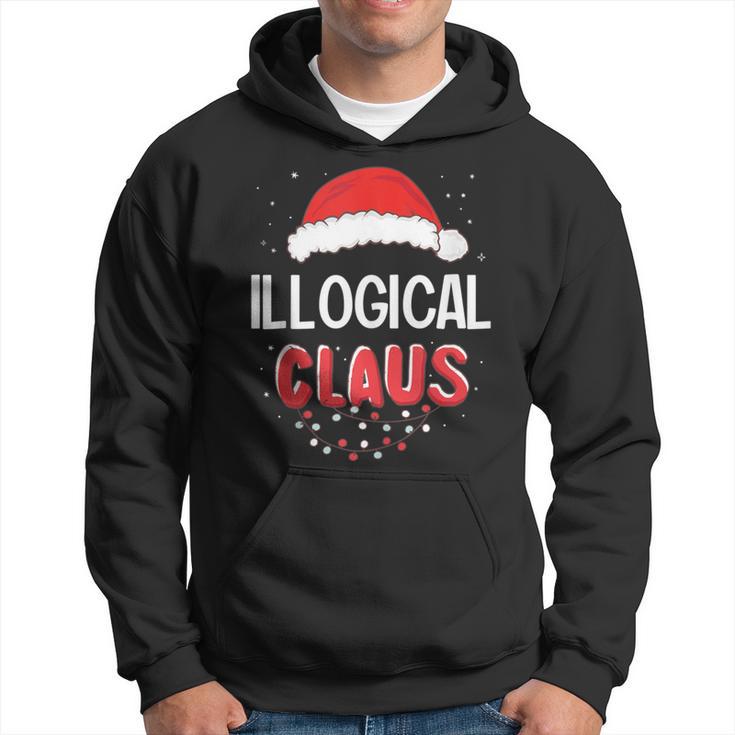 Illogical Santa Claus Christmas Matching Costume Hoodie