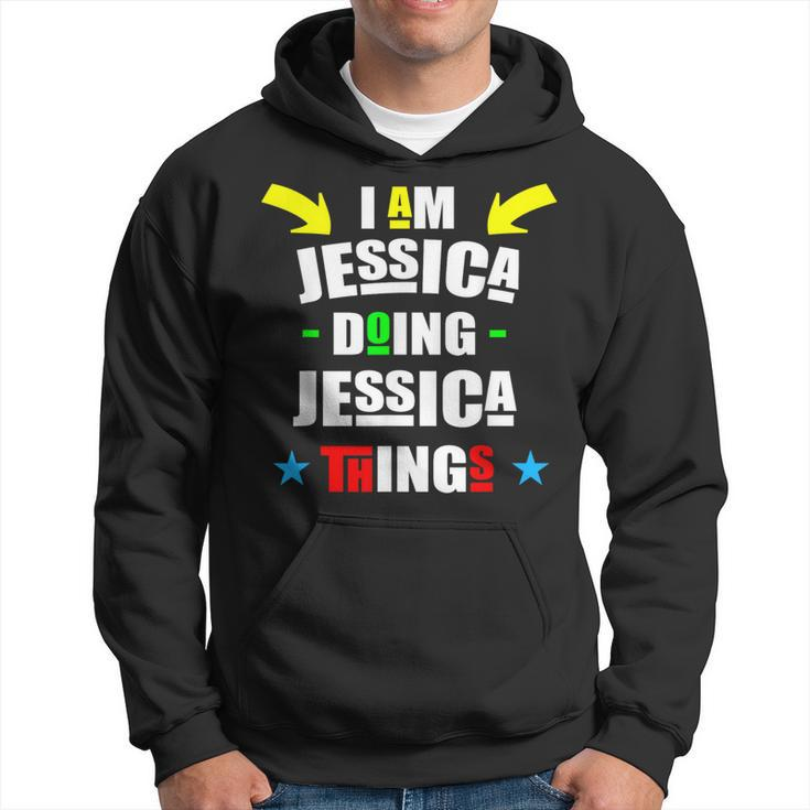 I'm Jessica Doing Jessica Things Cool Christmas Hoodie
