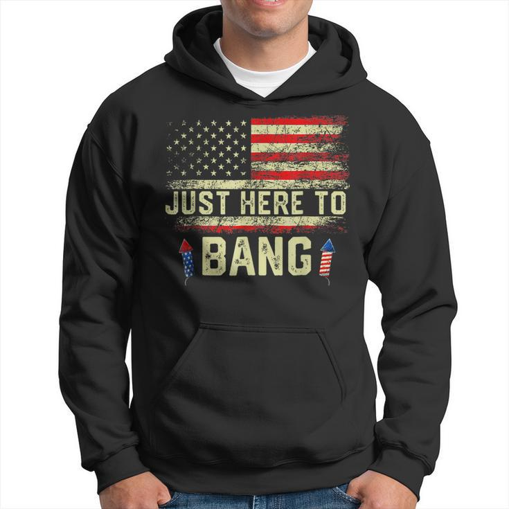I'm Just Here To Bang 4Th Of July Independence Day Hoodie