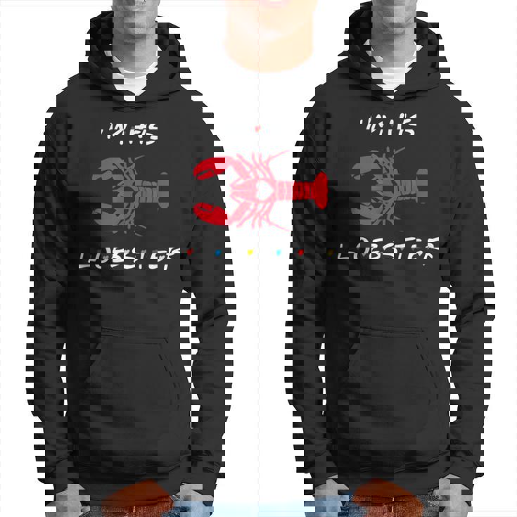 I'm His Lobster Matching Couple Valentine's Day Hoodie