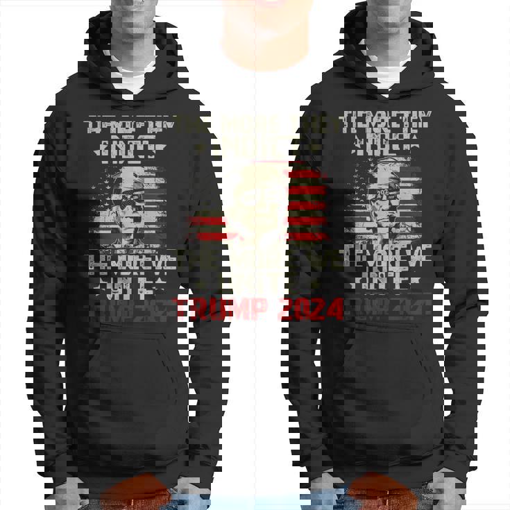 The More You Indict The More We Unite Maga Trump Indictment Hoodie