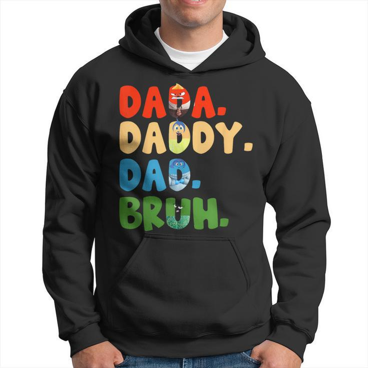 Inside Out Dada Daddy Dad Bruh Fathers Day Hoodie