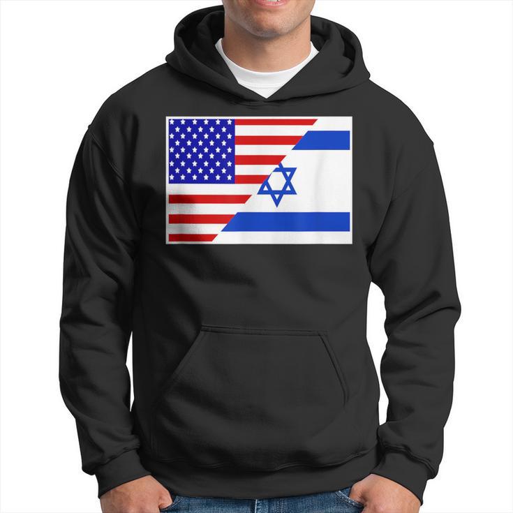 Israel And America Friendship Countries Flag Outfit Hoodie