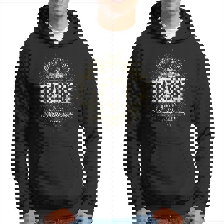 Italia Estilointage Retro Italia Sudadera