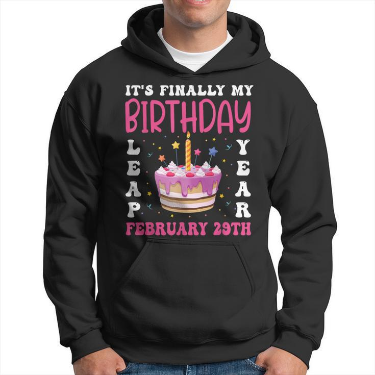 It's Finally My Birthday Leap Year 2024 Birthday Leap Day Hoodie