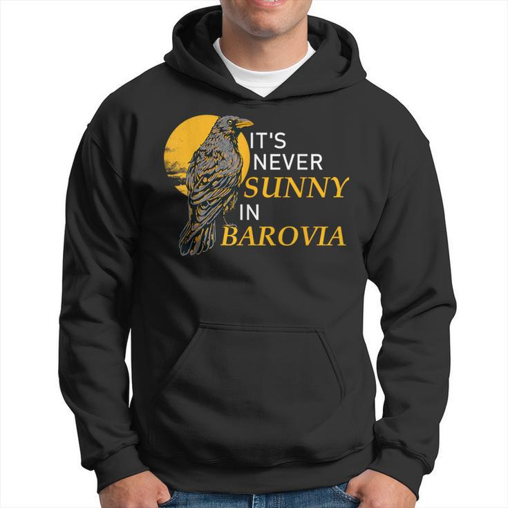 It's Never Sunny In Barovia Vintage Raven Bird Crows Hoodie
