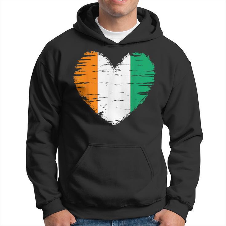 Ivory Coast Outfit Ivory Coast Heart Flag Ivory Coast Hoodie