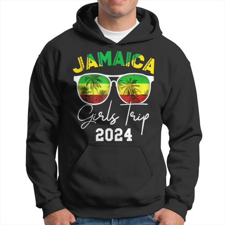 Jamaica Girls Trip 2024 Summer Vacation Jamaican Flag Hoodie