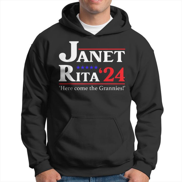 Janet And Rita 2024 Here Come The Grannies Hoodie